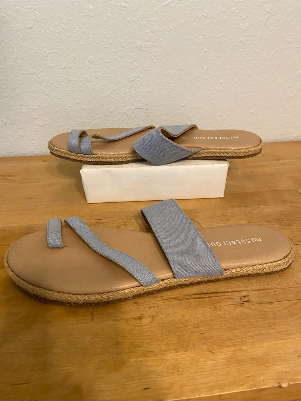 Musse & Cloud Light Blue Zubeach Sandals Size EU 41 US10-10.5